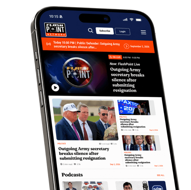 FlashPoint Television Network mobile app preview