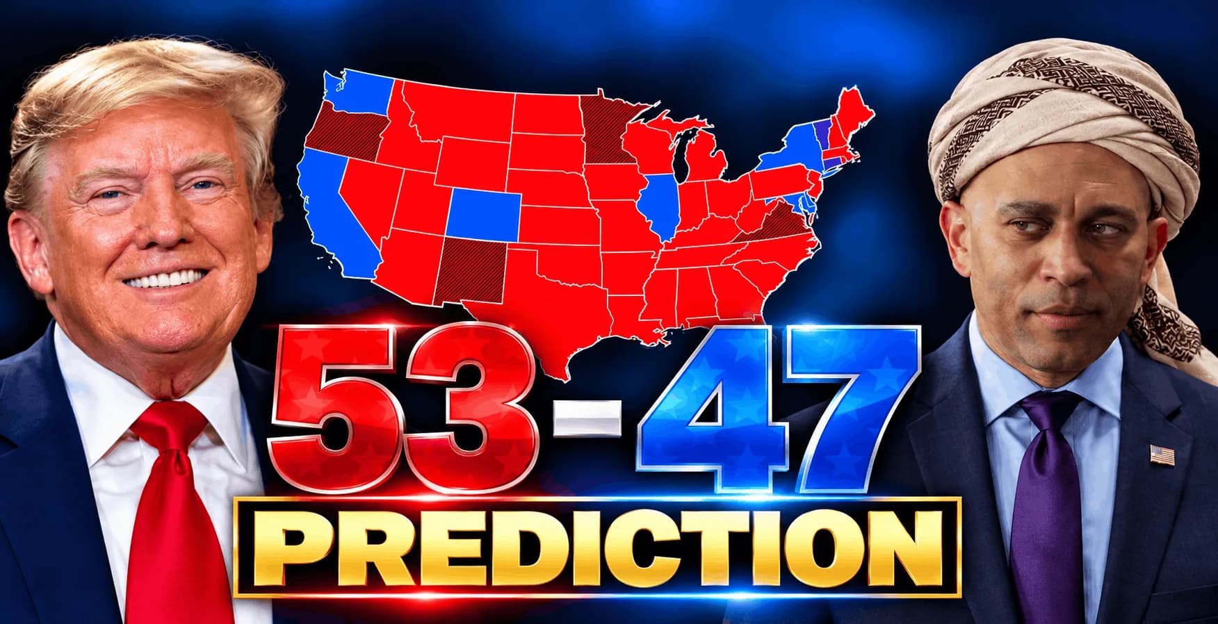 U.S. Capitol representing the 2026 Senate elections, with competing forecasts for Republican and Democratic control of Congress.